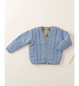 Jongensvest gemaakt van Phildar Phil Cabotine