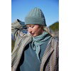 damesmuts met kabelpatroon Elin gemaakt van Lang Yarns Cashmere Extra Lace
