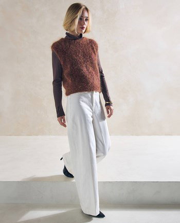 korte dames spencer Leontine