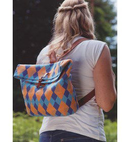 Rugtas gemaakt van Scheepjes Catona 50 - 100 gram