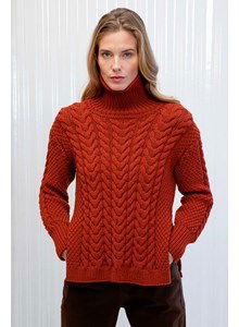 Damestrui op hoog opstaande halsboord