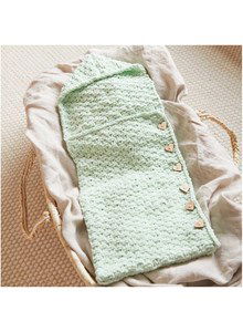 Gebreide slaapzak met knoopsluiting