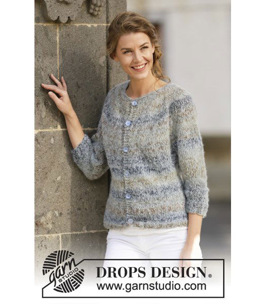 Breipatroon Vest met ronde hals
