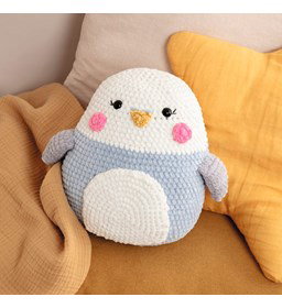 squishie Polly de parkiet gemaakt van Haaknaalden