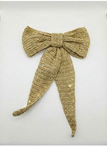 Gouden Kerststrik - DIY Kerstdecoratie