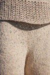 Brei- en haakpatroon Short Charlotte met brede gehakte rand van andere kant