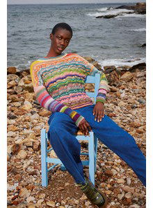 Dametrui met kabelpatroon