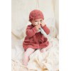 mutje met strik gemaakt van Lang Yarns Merino 200 bebe
