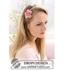 Haarband gemaakt van Drops Safran