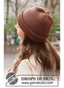 Muts in ribbel- en boordsteek