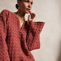 damesvest Andrea met muizentandrand