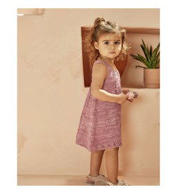 Meisjes jurkje gemaakt van Phildar Phil Nature