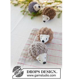 Holiday Hedges gemaakt van Drops Lima