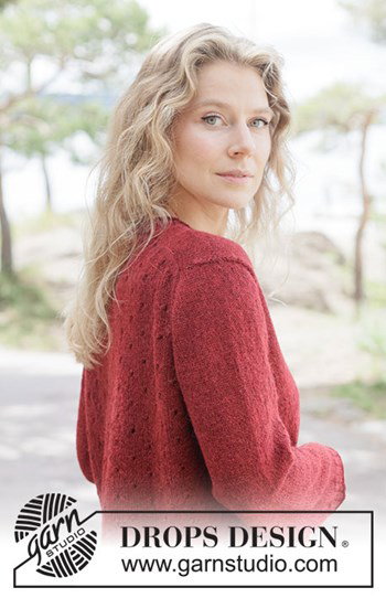 Spiced Cranberry cardigan