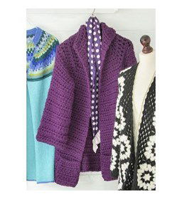 Dames vest gemaakt van Lang Yarns Anouk (op=op)