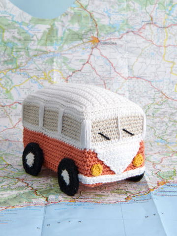 ENGELS haakpatroon VW bus, van 14,5 a 9 ....