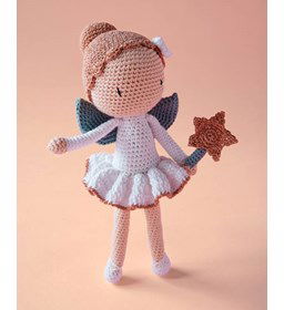 Ballarina fee gemaakt van Phildar Phil Starlight