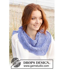 Omslagdoek gemaakt van Drops Baby Merino