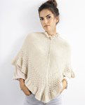Breipatroon Poncho Lucrece
