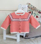 Breipatroon Babyvestje met raglanmouwen en knoopslluiting
