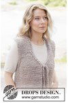 Breipatroon Cacoa Ridge Vest van andere kant