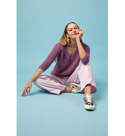 Damestrui met lage V-hals