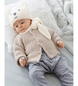 Baby jasje gemaakt van Phildar Phil Douce