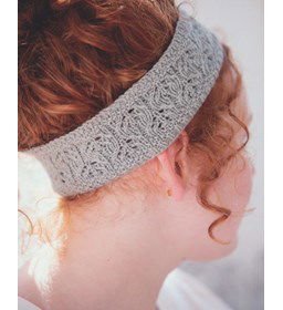 Haarband in kantpatroon