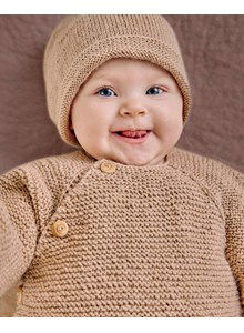 babymutsje in tricotsteek
