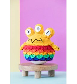 Wobble Monster Kaleido gemaakt van Scheepjes Catona