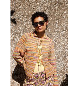 Damesvest met reverskraag