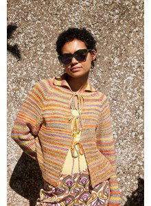 Damesvest met reverskraag