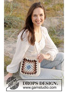 Schoudertas met omavierkant