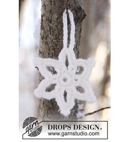 Gehaakte ster gemaakt van Drops Karisma