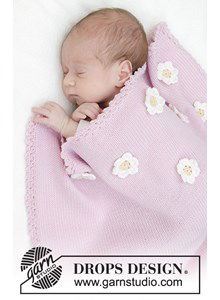 Babydeken met bloemen