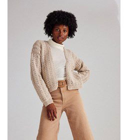 Vest in open haakwerk gemaakt van Phildar Phil Lambswool 51