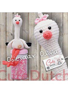 Haakpatroon knuffeldier ooievaar