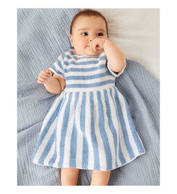 Baby jurkje gemaakt van Phildar Phil Love Coton