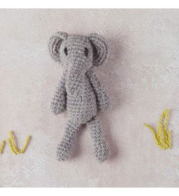 Minidier Olifant gemaakt van Drops Karisma