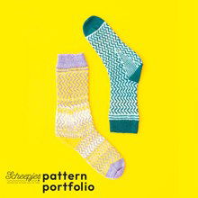 Lavender Zigzag sokken