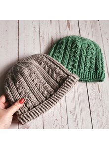 Keltische kabelmuts