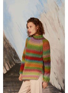 Damestrui met hoge kraag