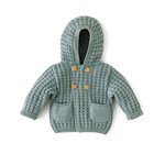 Breipatroon Babyvestje met brede overslag