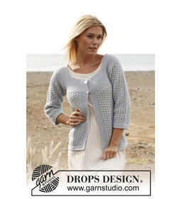 Gebreid vest gemaakt van Drops Cotton Light