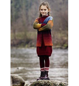 Kindervest gemaakt van Lang Yarns Merino 150