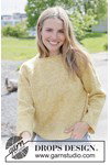 Breipatroon damestrui September Joy Sweater met kabels en rolranden van andere kant