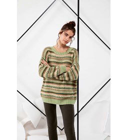 Damestrui met wijde hals gemaakt van Lang Yarns Lace