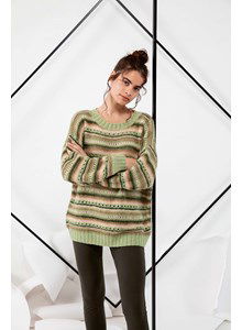 Damestrui met wijde hals