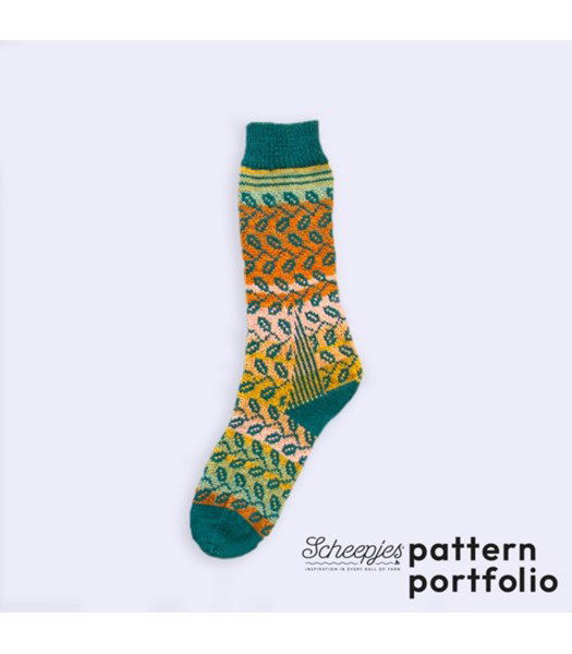 Breipatroon Emerald Vine sokken