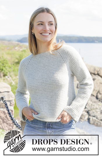 damestrui met raglan Misty Coast Sweater